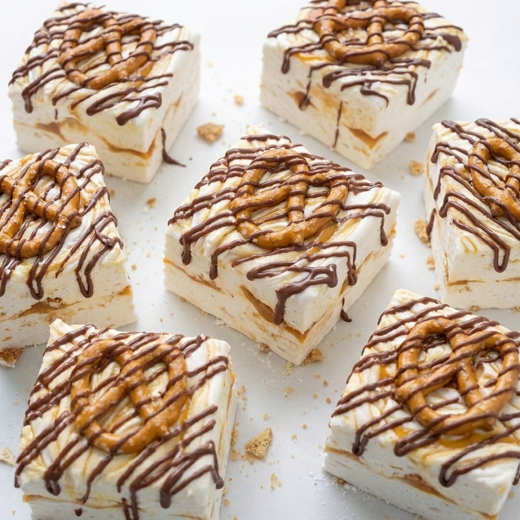 Caramel Chocolate Pretzel Mallows