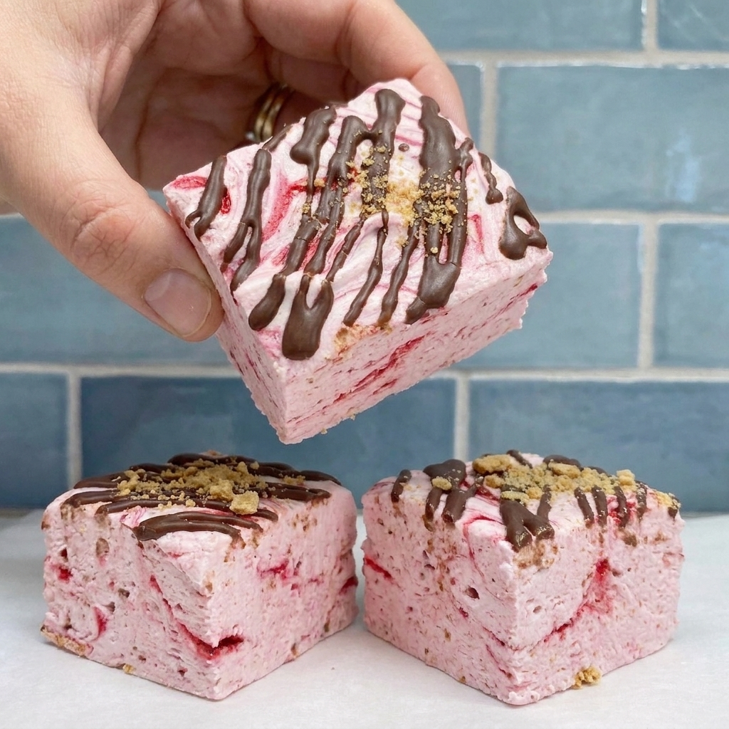 Raspberry Rupture Mallows
